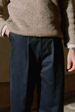 Load image into Gallery viewer, Mawson Wide Leg Trouser in Dark Navy