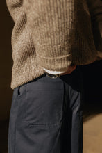 Load image into Gallery viewer, Mawson Wide Leg Trouser in Dark Navy
