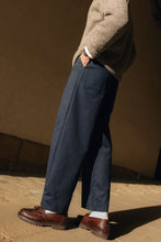 Load image into Gallery viewer, Mawson Wide Leg Trouser in Dark Navy