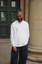 Load image into Gallery viewer, Thornton Long Sleeve Tee in White
